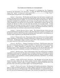 Tax Compliance Certificate and Agreement - Illinois, Page 2