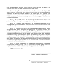 Tax Compliance Certificate and Agreement - Illinois, Page 3
