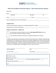 Hope and Zell Miller Scholarship Programs - Ada Limited Extension Request - Georgia (United States), Page 2