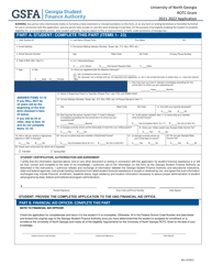 University of North Georgia Rotc Grant Application - Georgia (United States), Page 2
