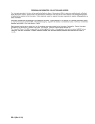 Form PR-1 Peer Review Reporting Form - California, Page 2