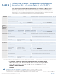 Aplicacion Para Empleados - California (Spanish), Page 3