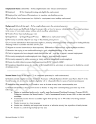 Student Data Summary Form - Sample - Florida, Page 2