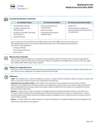 Form HLTH102 Medical Services Plan (Msp) Application for Enrolment - British Columbia, Canada, Page 2