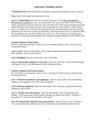 Instructions for Municipal Valuation Return - Maine, Page 2