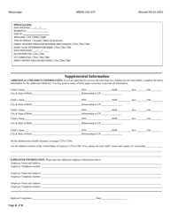 Form MDHS-CSE-675 Application for Child Support Services - Mississippi, Page 6