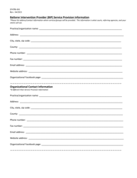 Form DVPR-001 Application for Batterer Intervention Provider Certification - Kentucky, Page 4