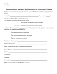 Form DVPR-001 Application for Batterer Intervention Provider Certification - Kentucky, Page 6