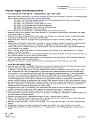 Form DCC-94B Licensed or Certified Provider Agreement Form - Kentucky, Page 3