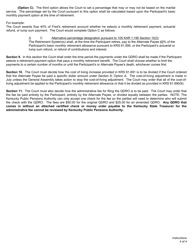 Form 6434 Pre-retirement Qualified Domestic Relations Order for Division of Marital Property - Kentucky, Page 4