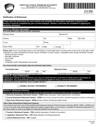 Form 6000 Notification of Retirement - Kentucky, Page 5