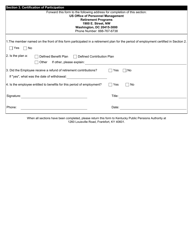 Form 4115 Federal Verification - Kentucky, Page 2
