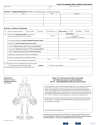 Form HLTH5361 Pharmacare Special Authority Request - Targeted Dmards for Psoriatic Arthritis - Renewal/Dosing Adjustment - British Columbia, Canada, Page 2