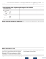 Form HLTH5495 Special Authority Request - Adalimumab/Infliximab/Vedolizumab for Moderate to Severe Active Crohn&#039;s/Fistulizing Crohn&#039;s Disease - Renewal Coverage - British Columbia, Canada, Page 2