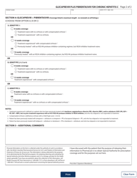 Form HLTH5494 Special Authority Request - Glecaprevir Plus Pibrentasvir for Chronic Hepatitis C - British Columbia, Canada, Page 2