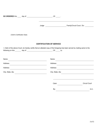 Form 6436 Qualified Domestic Relations Order for Child Support - Kentucky, Page 4
