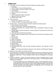 Appraisal Report Standards - Michigan, Page 2