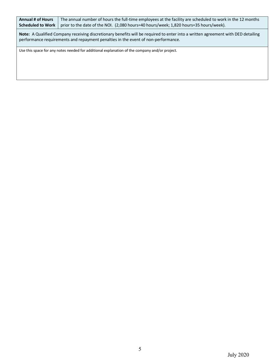 Job Retention Initial Application - Missouri, Page 5