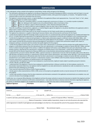 Job Retention Initial Application - Missouri, Page 6