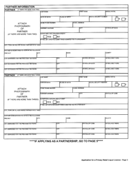 Form MO829-A0008 Application for a Primary Retail Liquor License - Missouri, Page 3