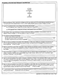 Form MO829-A0008 Application for a Primary Retail Liquor License - Missouri, Page 5
