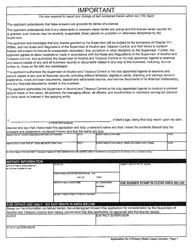 Form MO829-A0008 Application for a Primary Retail Liquor License - Missouri, Page 7