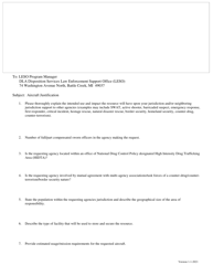 Law Enforcement Agency (Lea) Aircraft Request - Missouri, Page 3