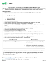 Form 3813A &quot;Wsib Community Mental Health Network Psychologist Registration Form&quot; - Ontario, Canada