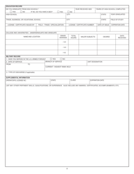 Form SHP-754H Application for Student Internship - Missouri, Page 2