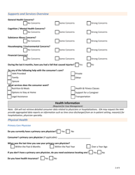 Oaa Services Assessment Form - Iowa, Page 2