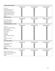 Oaa Services Assessment Form - Iowa, Page 8