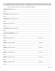 Form LSB-1 Louisiana Selection Boards for Design Services Application Form - Louisiana, Page 4
