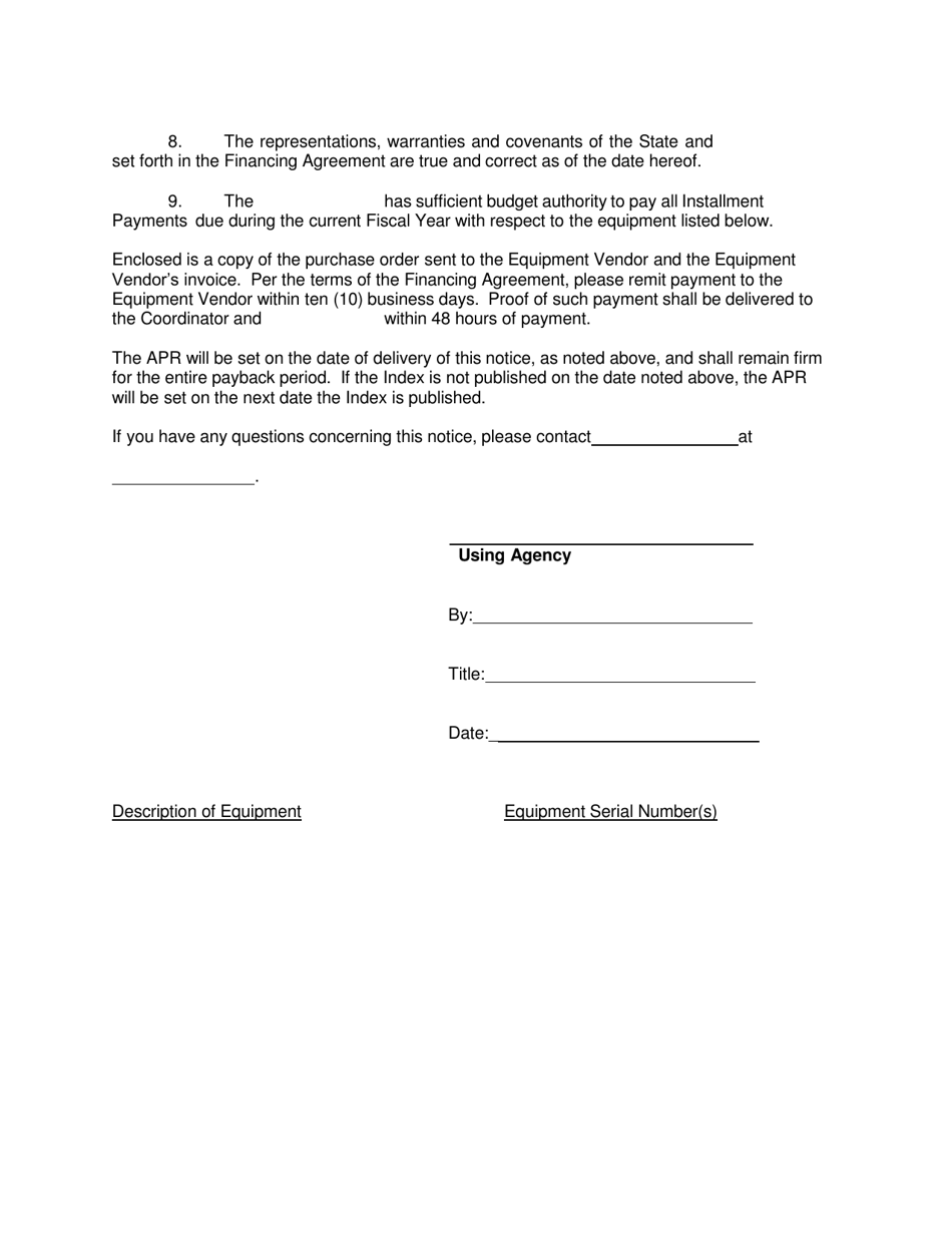 Exhibit C Certificate of Acceptance and Notice to Pay - Bank of America - Louisiana, Page 2