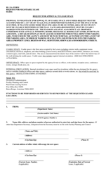 Form RL-2(A) Request for Negotiable Lease - Louisiana