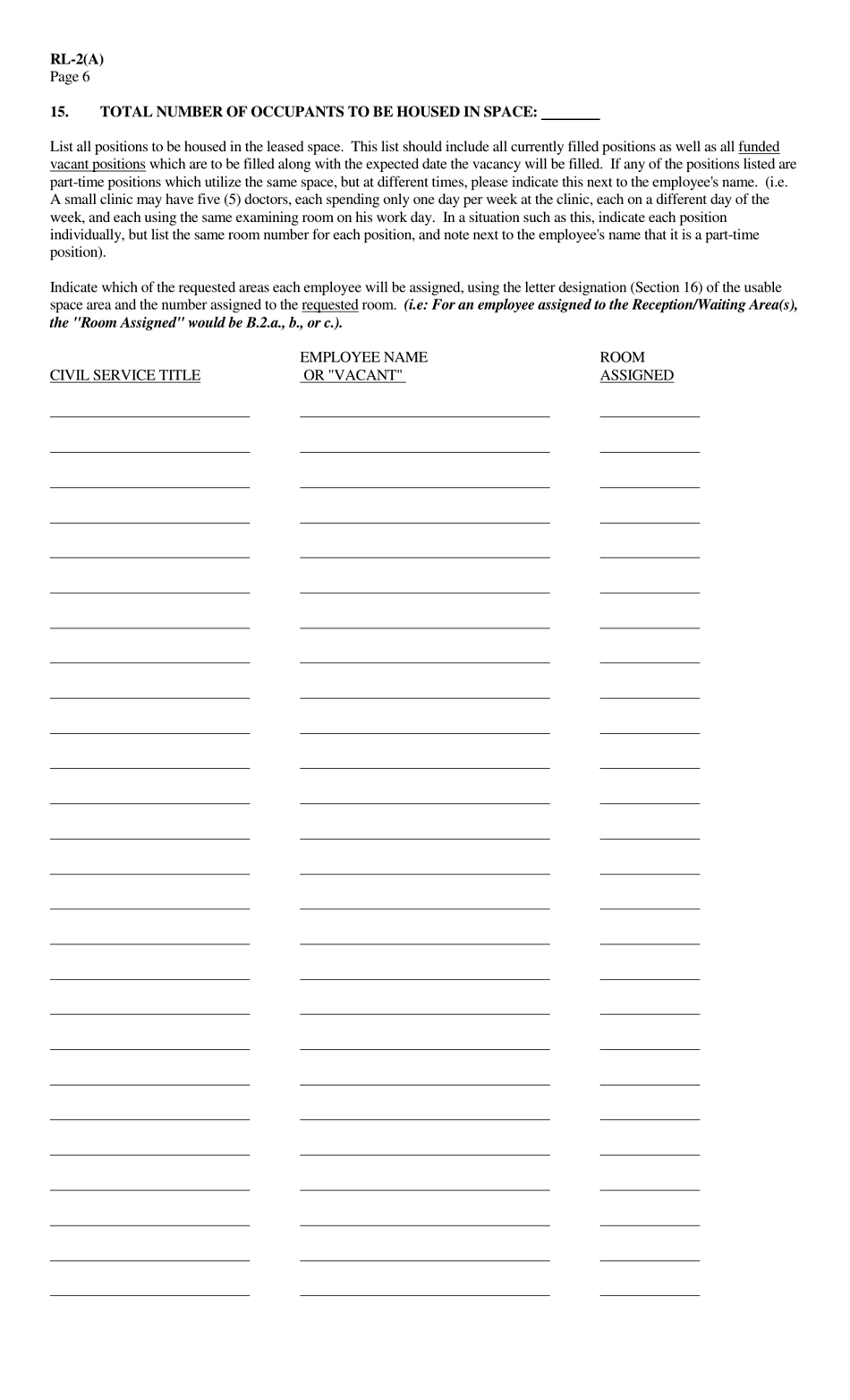 Form RL-2(A) Request for Negotiable Lease - Louisiana, Page 6