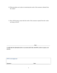 Key Internal Control Outsourcing Certification Form - Louisiana, Page 3