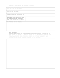 Aircraft Incident/Accident Statement - Louisiana, Page 2