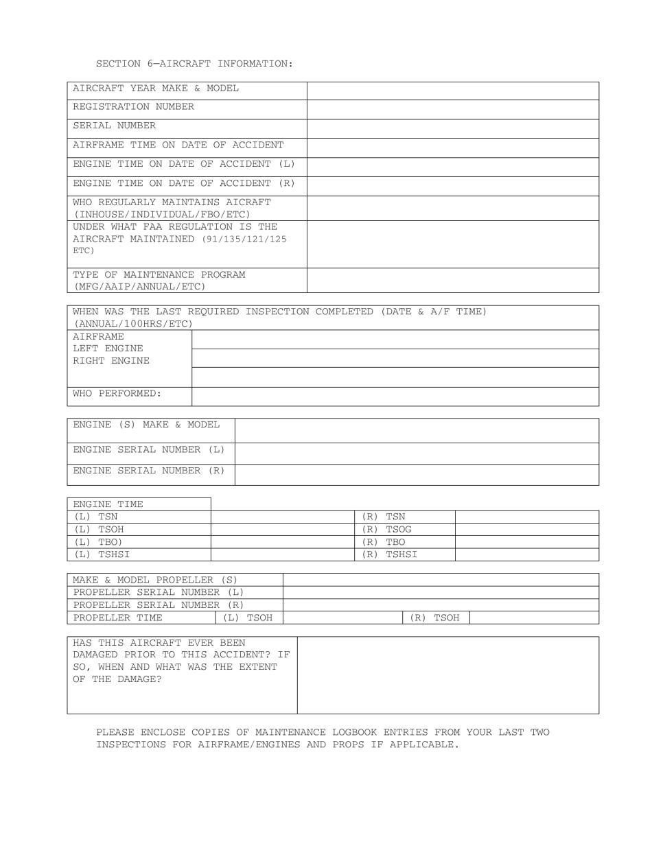 Aircraft Incident / Accident Statement - Louisiana, Page 5