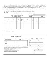 PPM Form 33 Request for New or Substitute Positions - Louisiana, Page 2