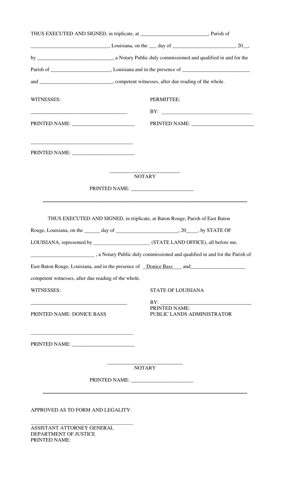 Class a Permit to Reclaim or Recover Land Lost Through Erosion - Louisiana, Page 2