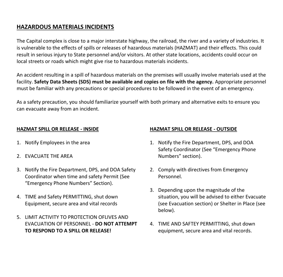 Emergency Procedures Manual - Louisiana, Page 14