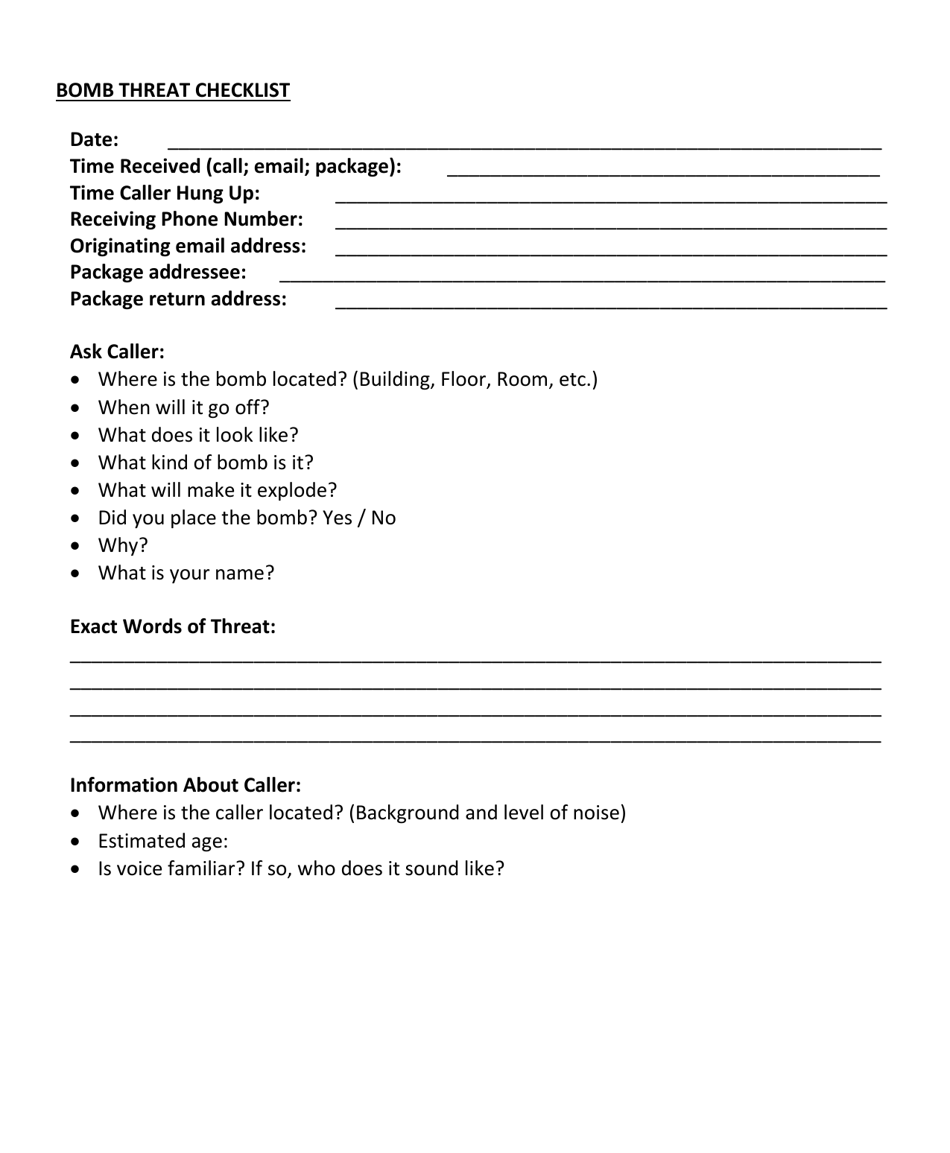 Emergency Procedures Manual - Louisiana, Page 20