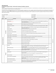 Document preview: N-Focus Access Request Checklist - Public Health, Development Disabilities, Operations - Nebraska