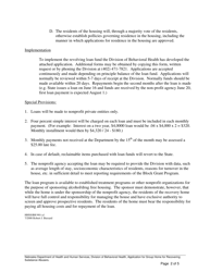 Application for Loan Group Home for Recovering Substance Abusers - Nebraska, Page 2