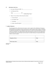 Application for Loan Group Home for Recovering Substance Abusers - Nebraska, Page 5