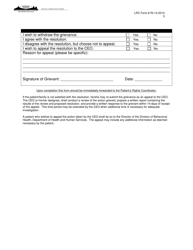 LRC Form RI-12-2010 Lrc Patient Grievance Form - Nebraska, Page 3