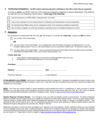 Renewal Application - Aprn - Crna - Nebraska, Page 2