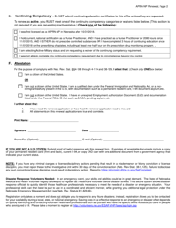 Renewal Application - Aprn - Nurse Practitioner - Nebraska, Page 2