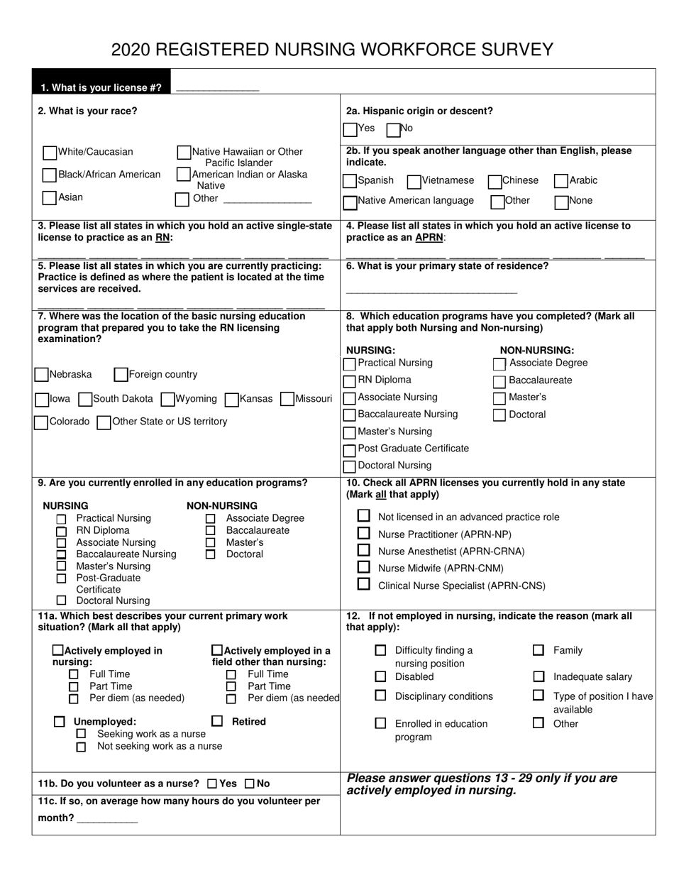 Renewal Application - Registered Nurse (Rn) - Nebraska, Page 3