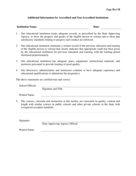 New Institute of Higher Learning School Application - Kansas, Page 10